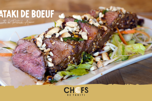 La recette du Chef : le Tataki de Boeuf