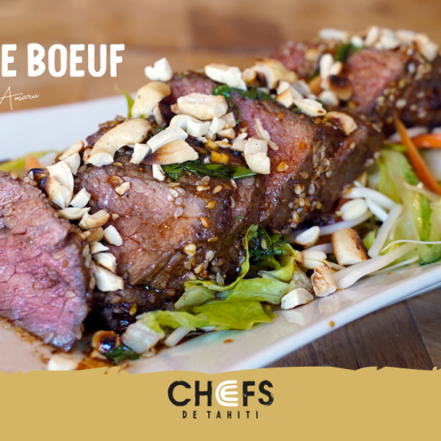 La recette du Chef : le Tataki de Boeuf