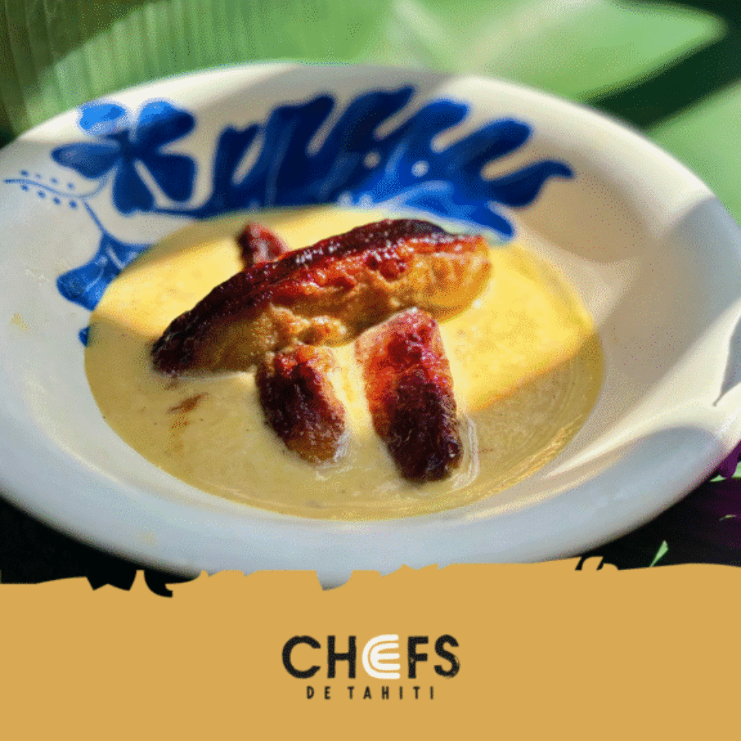 Bananes à la crème anglaise