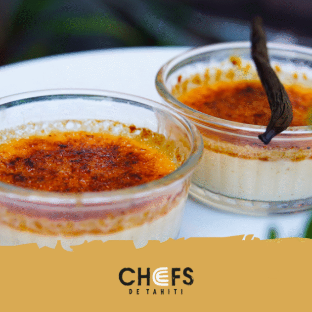 Crème Brûlée with Tahitian Vanilla