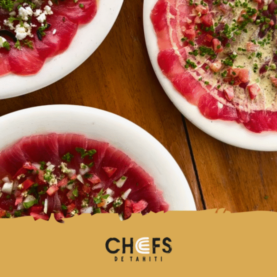 Le carpaccio de thon
