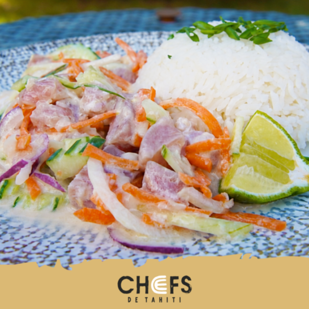 Poisson cru au lait de coco