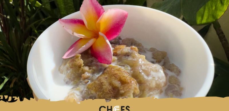 Po&rsquo;e Banane : un dessert traditionnel du fenua